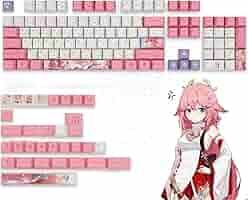 原神　PC　韓国限定　キーボード特典　八重神子　キャラチケット Amazon.co.jp: 八重神子 原神 げんしん キーキャップ PBT 昇華